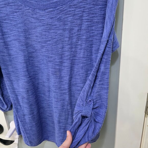 Express Lightweight Blue Sweater Top Women’s M | Soft Knit, Casual Minimalist - Picture 7 of 8